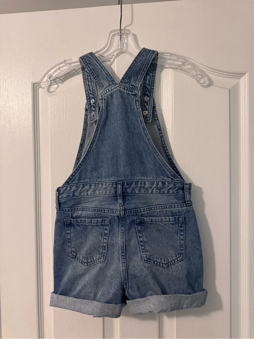 The Children’s Place Girls Demin Shortall Overalls